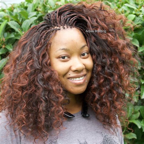 Micro Braided Hairstyles For African Americans