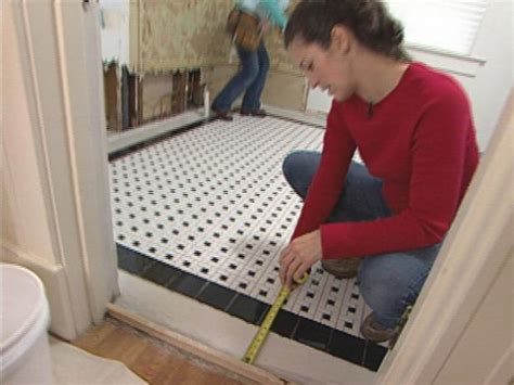 Installing bathroom tile may be subject to local building codes and permit requirements. How to Install a Mosaic Tile Floor | how-tos | DIY