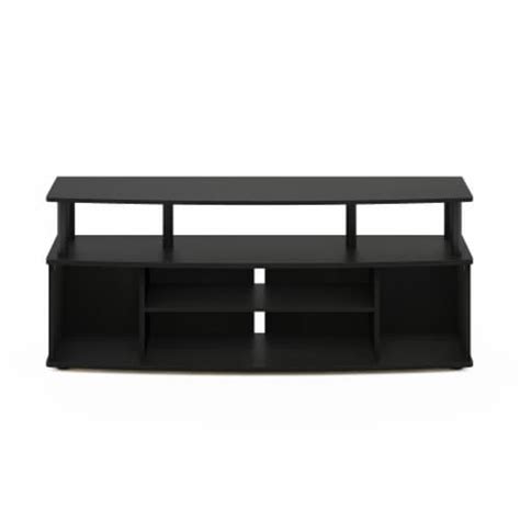 Furinno Jaya Large Entertainment Center Hold Up To 55 In Tv Blackwood