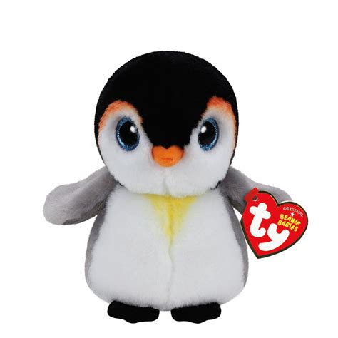 Ty Beanie Baby Small Pongo The Penguin Plush Toy Claires Us