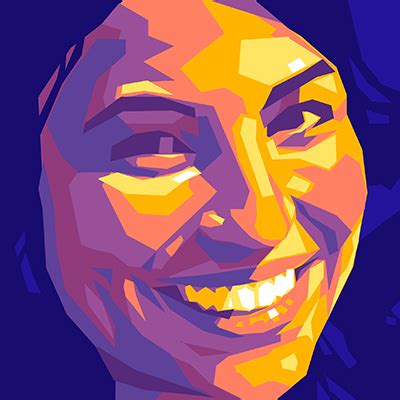 Painted murals and blocks of color turn walls into works of art. Color Block Portrait