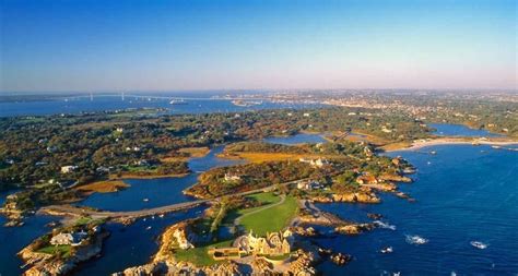 Bing Image Archive Aerial View Of Ocean Drive In Newport Rhode Island