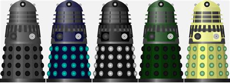 Classic Series Daleks Using My Colour Scheme By Doctorwhoone On Deviantart