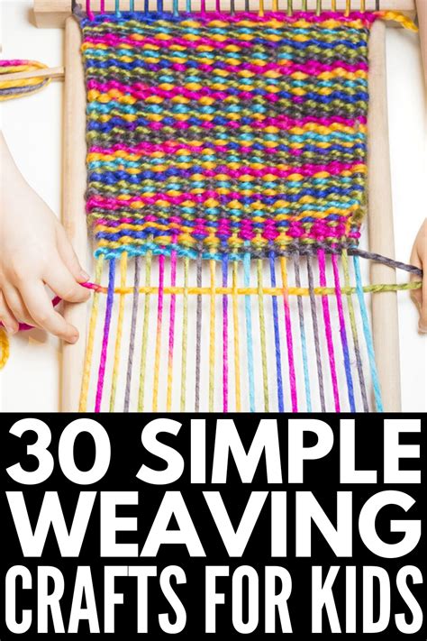 30 Simple Weaving Crafts For Kids Youll Wish You Tried Sooner Yarn