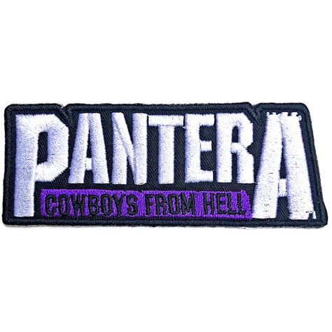 Pantera Standard Woven Patch Cowboys From Hell Wholesale Only