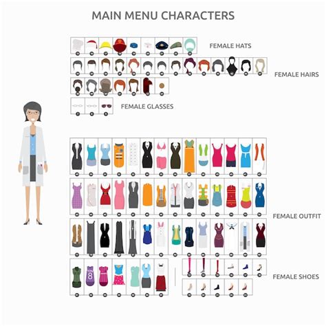 Free Vector Fashion Characters Collection