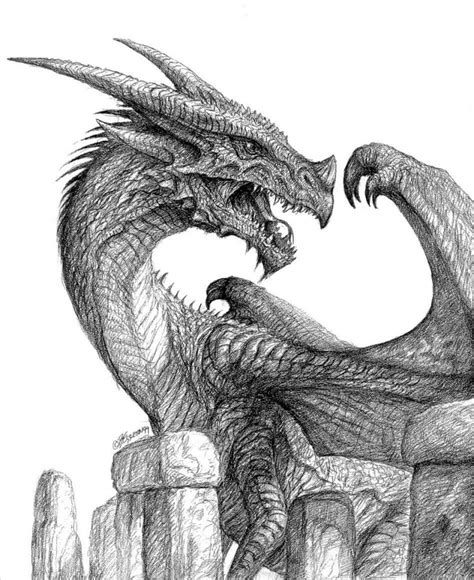 Realistic Dragons To Draw