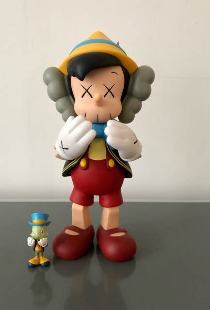 Kaws Pinocchio And Jiminy Cricket 2010 Artsy