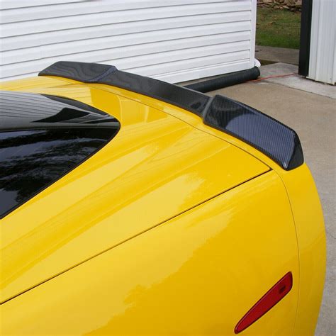 For 05 13 Corvette C6 Base Z06 Zr1 Carbon Color Rear Trunk Lid Wing