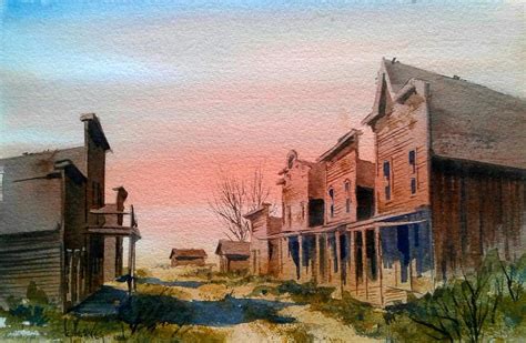 Ghost Town Painting By Kevin Heaney