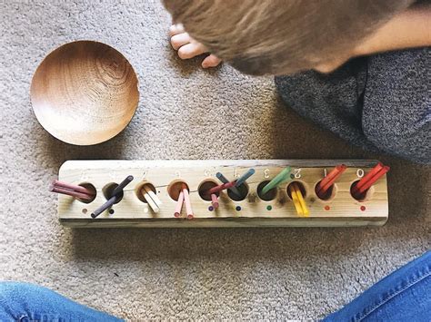 Teaching Colour Montessori Sensorial Diy Montessori Wooden Learning