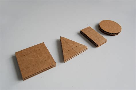 Patent Pending Projects Cardboard Shape Sorter Project