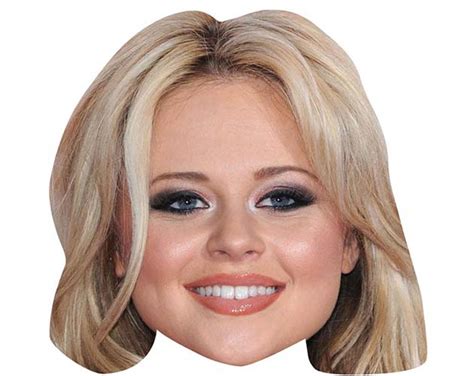 Cardboard Celebrity Masks Of Emily Atack Lifesize Celebrity Cutouts