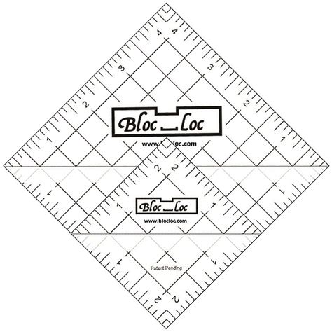 Bloc Loc Half Square Triangle Ruler Set 6 752106233928