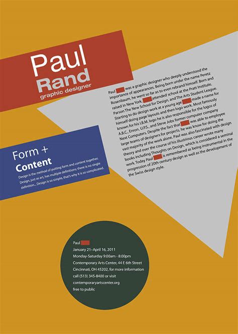 Paul Rand Posters On Behance