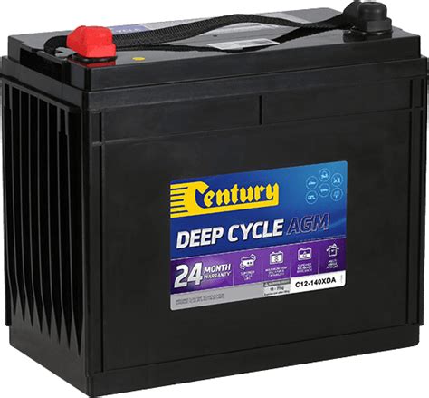 Century 12v 140ah Agm Deep Cycle Battery C12 140xda