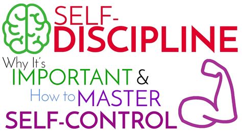 Self Discipline Why It’s Important And How To Master Self Control Youtube