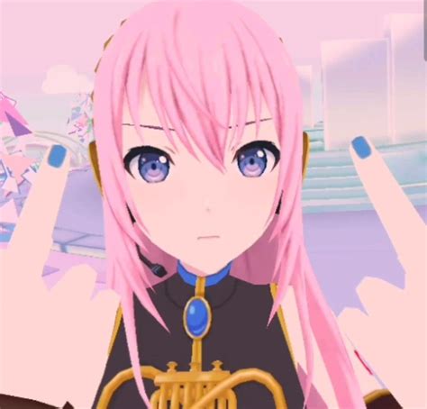 Megurine Luka Flips You Off With Her Two Hands It Was On Accident