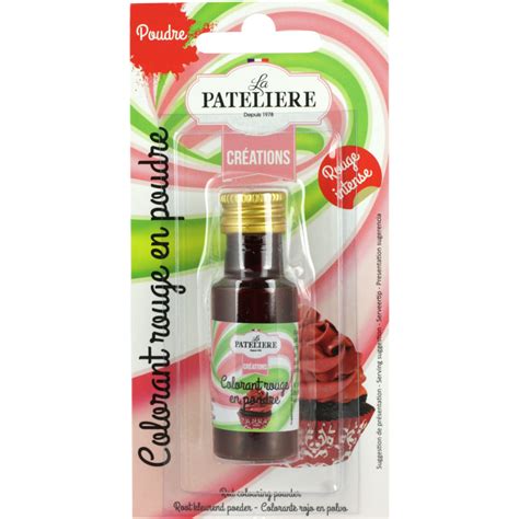 Natural Colouring Powder Red 7 G Planète Gateau