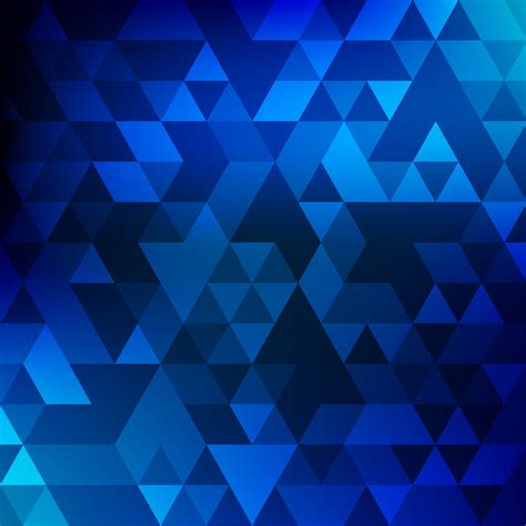 Fundo Geométrico Abstrato Azul Mosaico 254829 Vetor No Vecteezy