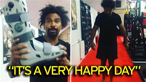 David Haye Takes Steps Without Protective Boot After Rupturing Achilles