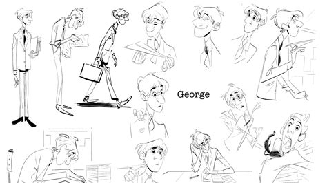 Paperman Model Sheets Traditional Animation