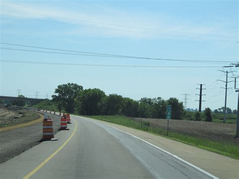 Illinois Interstate 88 Eastbound Cross Country Roads