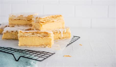 Classic Queen Vanilla Slice Recipe Queen Fine Foods