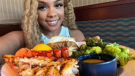 Red Lobster Mukbang 🦞 Lobster Tails Youtube