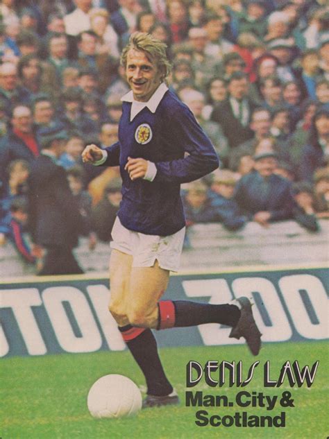 denis law manchester city and scotland 1974 international football world football football