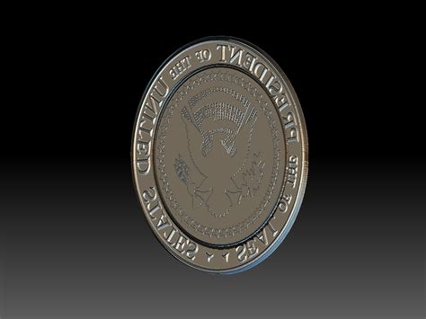 Presidential Seal 3d Printing 3d Model 3d Printable Cgtrader