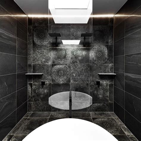 Create a striking space of impeccable style with black bathroom furniture and accessories. matte black bathroom accessories # ...