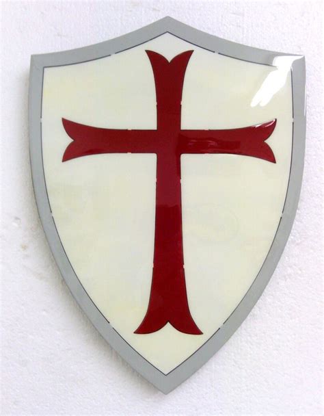 Knights Templar Shield Crusader Shield Etsy