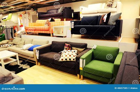 Modern Furniture Store Retail Shop Stock Image Image Of Sofa Indoor