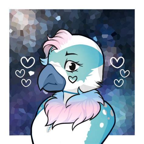 An Avian Fursona Made In A Picrew Because I Cant Draw Well The Name
