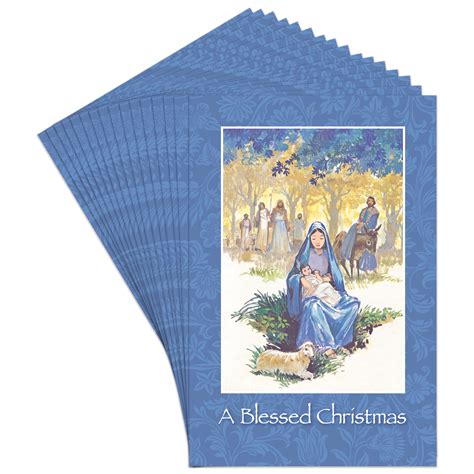 Religious Christmas Boxed Greeting Card Multi Pack Set 4 X 6 By