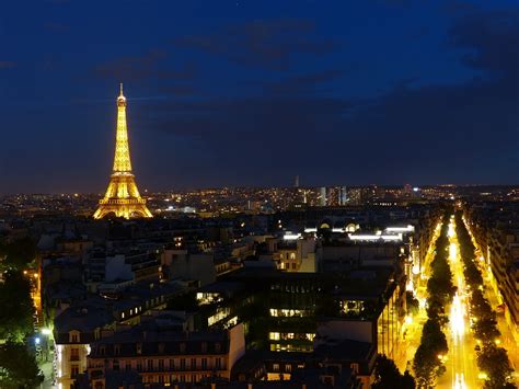 Tour Eiffel Nuit Paris Photo Gratuite Sur Pixabay