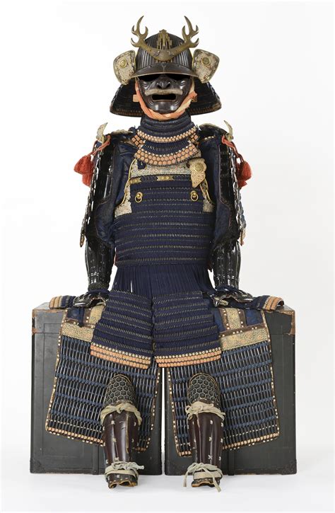 A Blue Laced Domaru Gusoku Armor Samurai Armor Armor Blue Lace