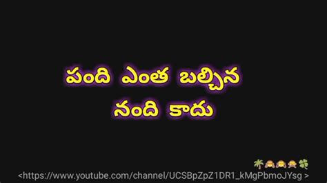 Part 4 Telugu Best Proverbssayings Quotations Samethalu Life Facts