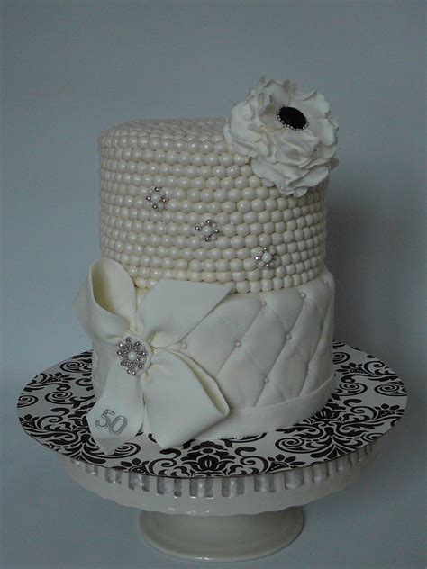 21 number cake designs for your special someone. Classy And Elegant Pearl Cake - CakeCentral.com