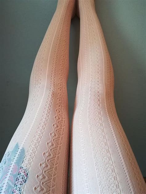 pink tights stockings lace pantyhose suededead etsy tights pantyhose pink tights