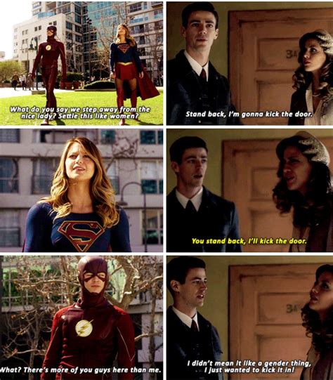 theflash 1x18 3x17 barryallen karadanvers supergirl dc supergirl and flash top