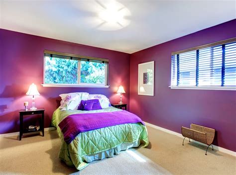 White, blue and so on, as described here. 25 Purple Bedroom Designs and Decor - Designing Idea