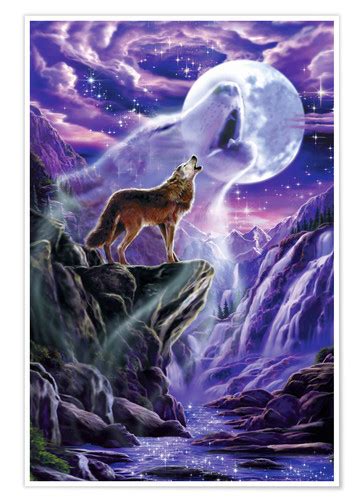 Howling Wolf Posters And Prints Uk