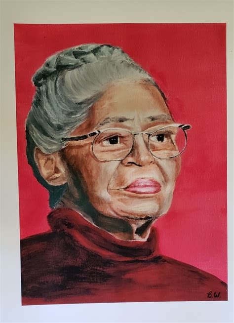 Rosa Parks Mint Print Mint Artists Guild