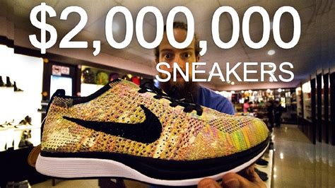 2 Million Dollar Sneakers Most Expensive Nike Shoes Youtube