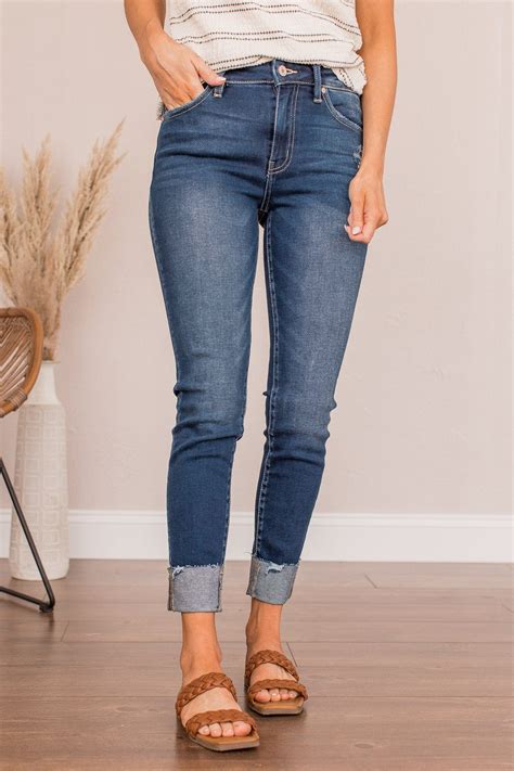 Kancan High Rise Skinny Ankle Jean Beatrice Wash The Pulse Boutique