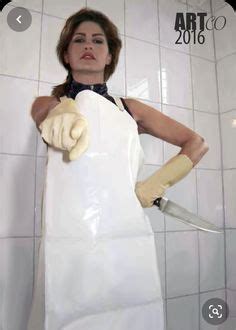 Rubber Boots Plastic Aprons Cleaning Gloves Hair Rollers Dibujo