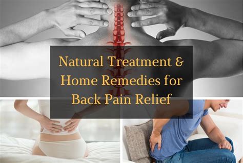Natural Treatment And Home Remedies For Back Pain Relief