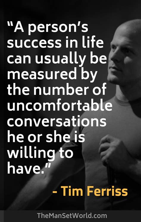 25 Of The Best Tim Ferriss Quotes A Persons Success In Life Can